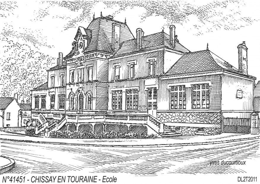 N 41451 - CHISSAY EN TOURAINE - école